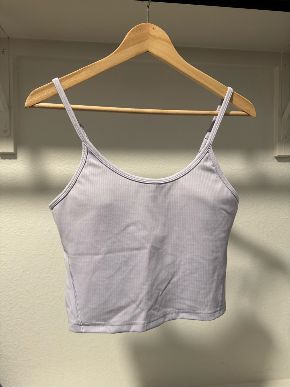 Wunder Train U-Neck Strappy Ribbed Tank Top